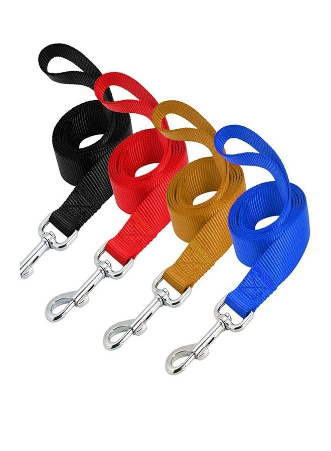 Pups&Pets طوق تدريب الكلاب من النايلون المتين من Pups&Pets مع طوق وحبل جر، طوله 50 بوصة، مناسب للكلاب الصغيرة والمتوسطة (1 بوصة، أزرق) - Image 2